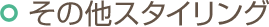 ���̑��X�^�C�����O