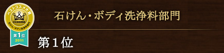 石けん・ボディ洗浄料部門