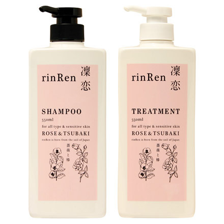 Shampoo/Treatment Rose & Tsubaki / rinRen