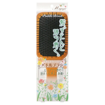 FukaFuka Paddle Brush (with Soft Cushion) / mapepe