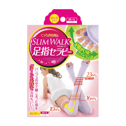 Slim Walk Toe Therapy Home Relax Socks (Long) / Slim Walk