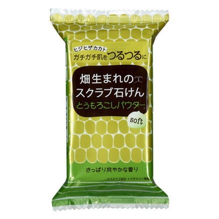Scrubbing Soap From Farm Corn Powder / PELICAN SOAP