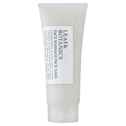 Face Massage Pack Sake / LEAF&BOTANICS
