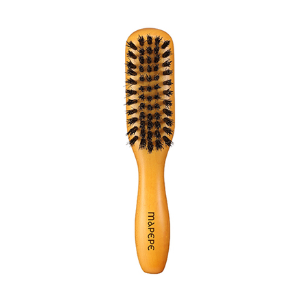 Dense Natural Bristles Mini Volume Care Brush / mapepe