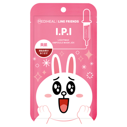 Line Friends IPI Light Max Ampoule Mask JEX / MEDIHEAL