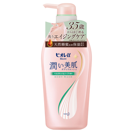 Uruoi Bihada Body Wash Bergamot & Herb / Bioré u