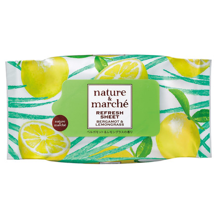 nature & marché REFRESH SHEET BERGAMOT & LEMONGRASS / FMG & MISSION