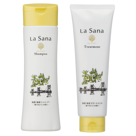 Seaweed Marine Clay Shampoo/Treatment <Setouchi Lemon Fragrance> / La Sana