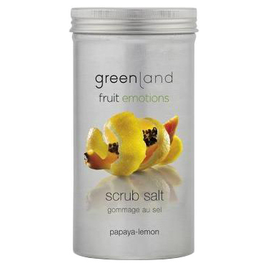 Fruit Emotions Scrub Salt (Papaya-Lemon) / greenland