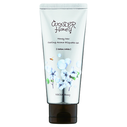 WONDER Honey Honey Dew Cooling Aroma Etiquette Gel Cotton White / VECUA Honey