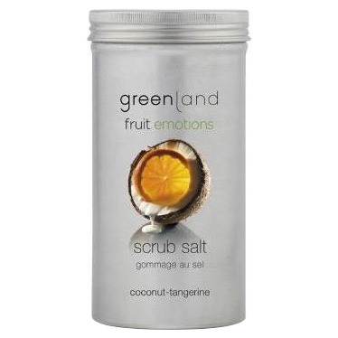 Fruit Emotions Scrub Salt (Coconut-Tangerine) / greenland