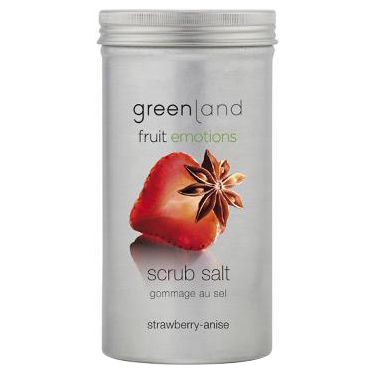 Fruit Emotions Scrub Salt (Strawberry-Anise) / greenland