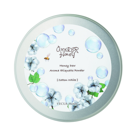 WONDER Honey Honey Dew Aroma Etiquette Powder Cotton White / VECUA Honey