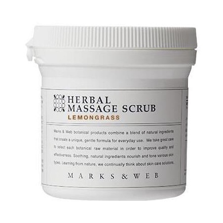 HERBAL MASSAGE SCRUB LEMONGRASS / MARKS&WEB