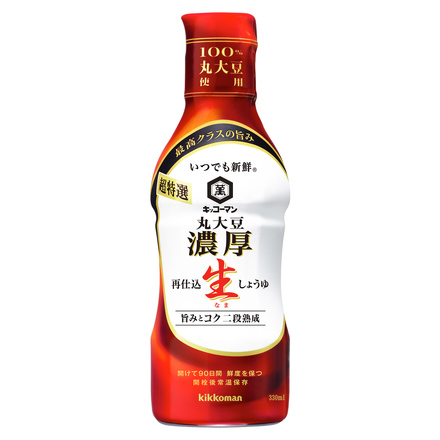 Always Fresh Super Special Soy Bean Rich Raw Soy Sauce / kikkoman