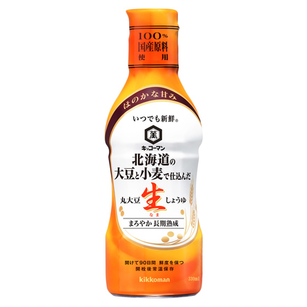 Always Fresh Hokkaido Soy Bean and Wheat Raw Soy Sauce / kikkoman