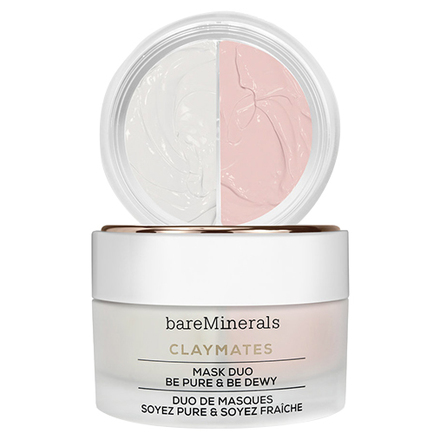 CLAYMATES BE PURE & BE DEWY MASK DUO / bareMinerals