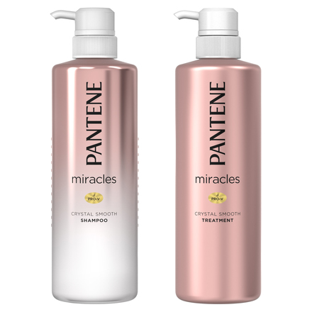 miracles CRYSTAL SMOOTH SHAMPOO/TREATMENT / PANTENE