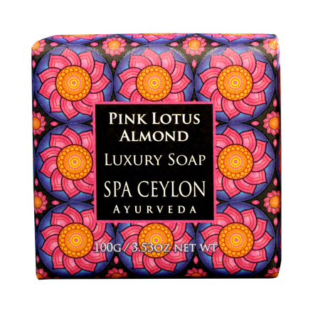Pink Lotus Almond Luxury Soap / SPA CEYLON