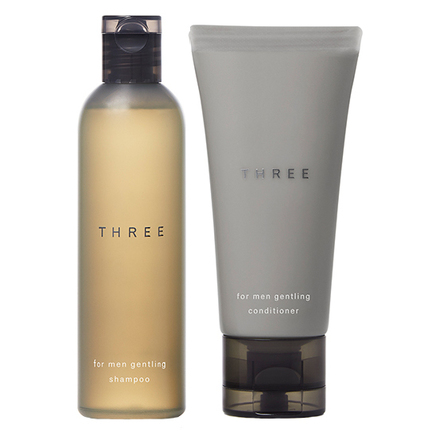 For Men Gentling Shampoo & Conditioner Mini Set / THREE