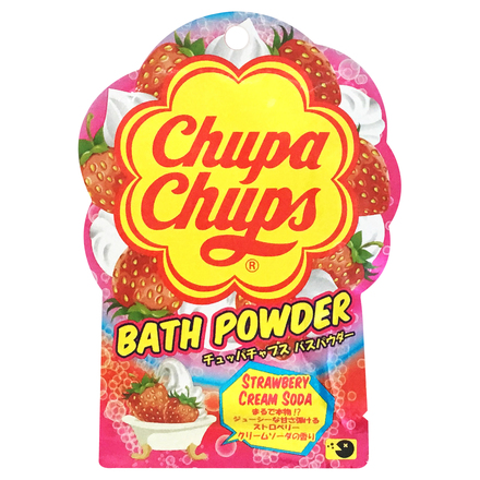 Chupa Chups BATH POWDER Strawberry Cream Soda / KIYOU JOCHUGIKU