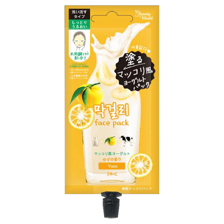 BJ Beautiful Skin Makgeolli Face Mask (Yuzu) / Beauty World