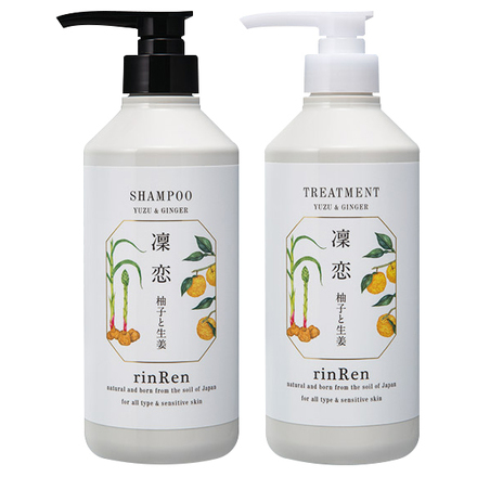 SHAMPOO / TREATMENT YUZU & GINGER / rinRen
