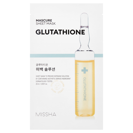 MASCURE Sheet Mask (GLUTATHIONE) / MISSHA
