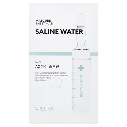 MASCURE Sheet Mask (SALINE WATER) / MISSHA