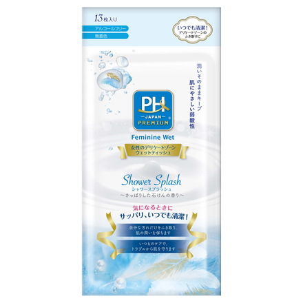 PH JAPAN Feminine Wet Wipes Shower Splash / PH JAPAN