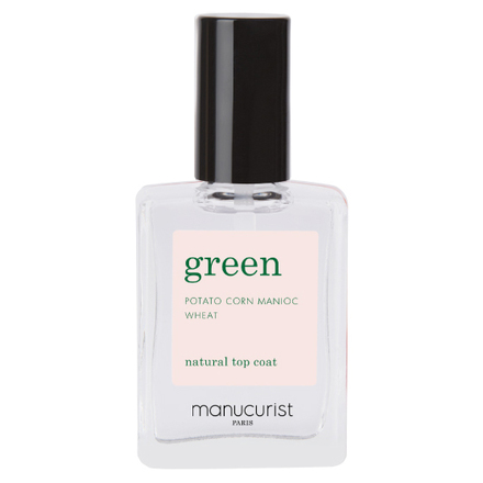 green natural top coat / manucurist