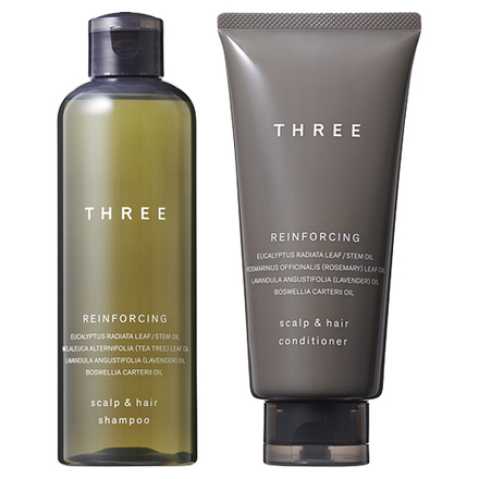Scalp & Hair Reinforcing Shampoo / Conditioner R / THREE