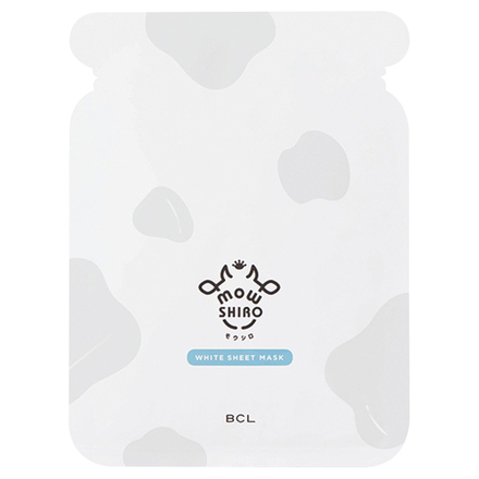 WHITE SHEET MASK / mowSHIRO