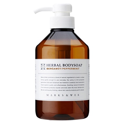 HERBAL BODY SOAP (BERGAMOT / PEPPERMINT) / MARKS&WEB