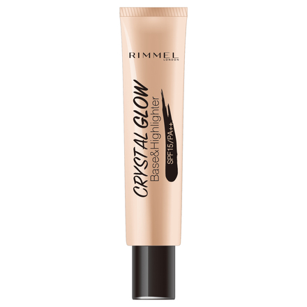 CRYSTAL GLOW BASE & HIGHLIGHTER / RIMMEL