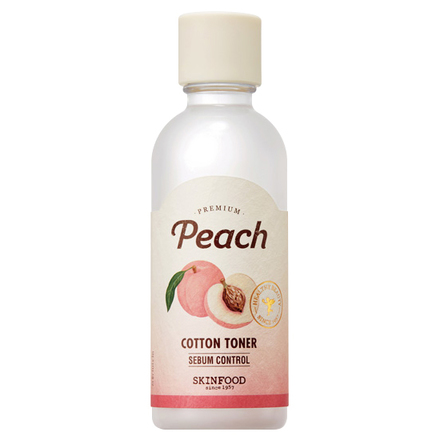 Premium Peach Cotton Toner / SKINFOOD