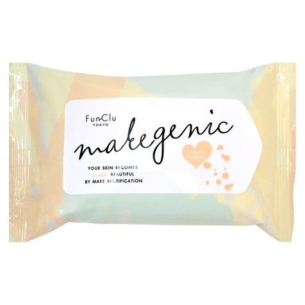 Makeup Fixing Emulsion Infused Cotton Sheets (Botanical White) / makegenic