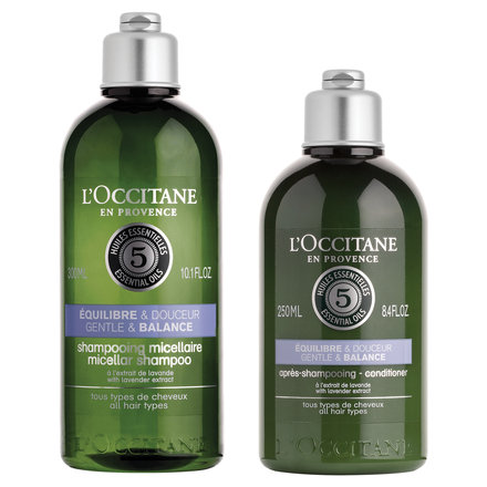Aromachologie Gentle & Balance Micellar Shampoo/Conditioner / L'OCCITANE