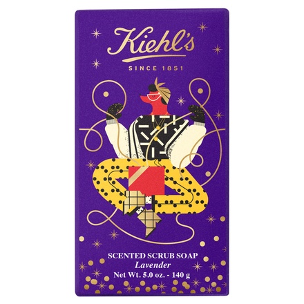 Limited Edition Body Scrub Soap Bar Lavender / KIEHL’S SINCE 1851