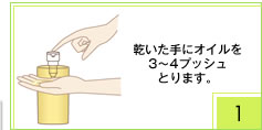 ��������ɃI�C����3�`4�v�b�V���Ƃ�܂��B