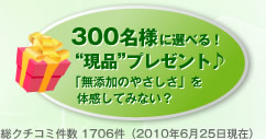 300���l�ɑI�ׂ�I�g���i�h�v���[���g�� �u���Y���̂₳�����v��̊����Ă݂Ȃ��H�@�����N�`�R�~���� 1706���i2010�N6��25�����݁j