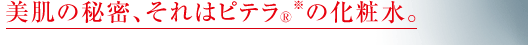 �����̔閧�A����̓s�e��&reg;���̉��ϐ��B
