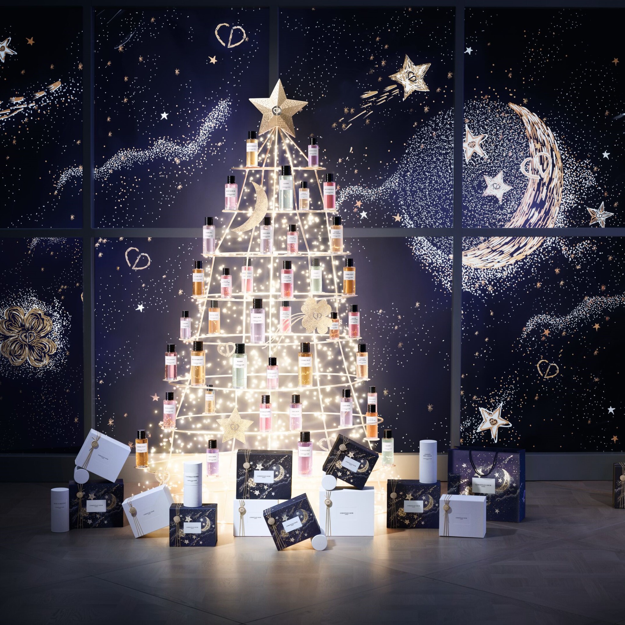 ディオール Dior 美しい星空でラッピング メゾン クリスチャン ディオールのクリスマス ギフト 美容 化粧品情報はアットコスメ
