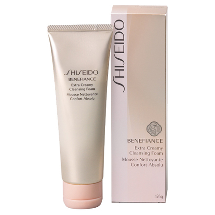 shiseido benefiance extra creamy cleansing foam