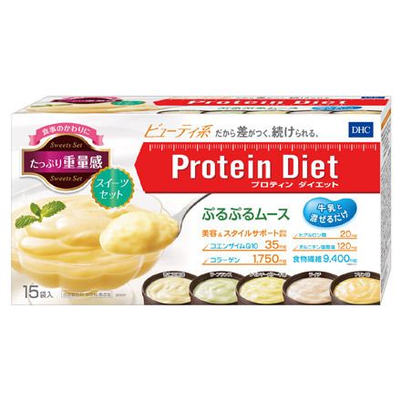 Dhc Protein Diet Purupuru Mousse Sweets Set Cosme