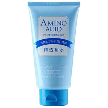 hanajirushi amino acid face washing cream