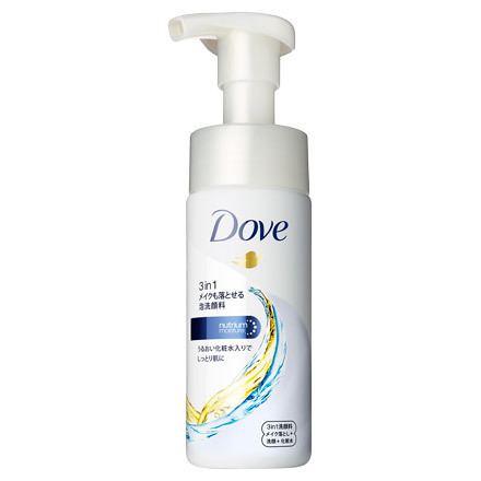 dove face wash foam