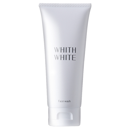 white cream face wash