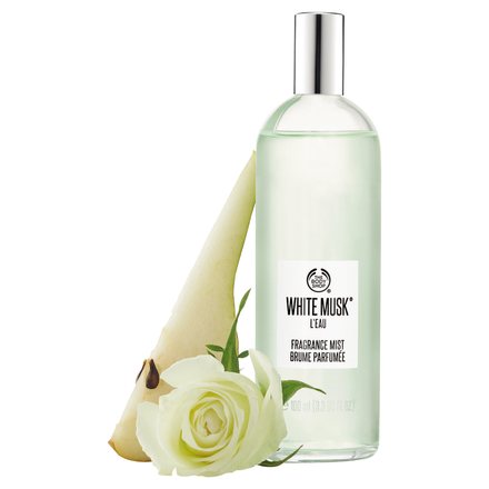 body mist the body shop white musk