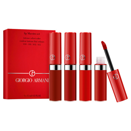 giorgio armani lip maestro mini set
